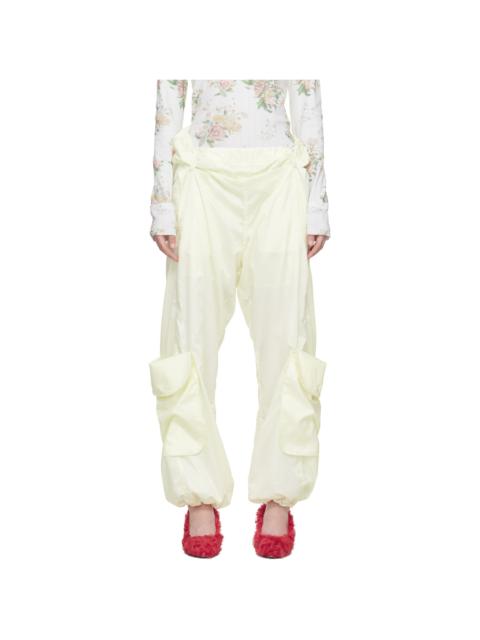 OPEN YY Yellow Rolled Waist Cargo Wind Cargo Pants