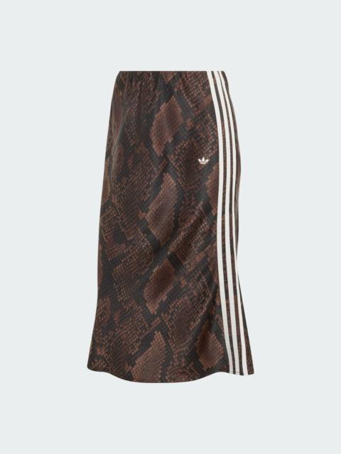 adidas SNAKE PRINT SATIN SKIRT