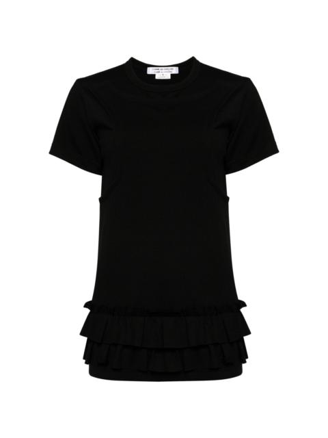 Comme des Garçons Comme des Garçons ruffled jersey T-shirt