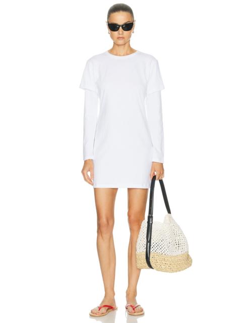 LESET Margo Layered Mini Dress