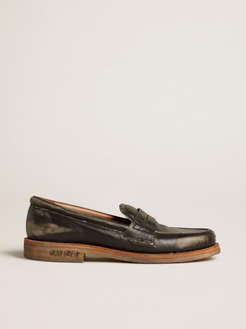 Golden Goose Women’s Jerry loafer in black leather