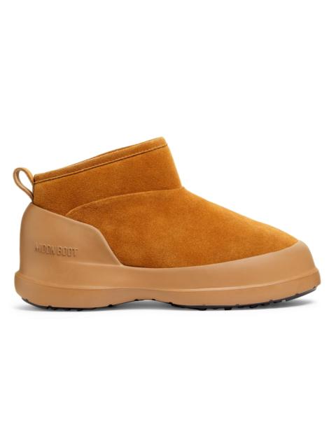 MOON BOOT Unisex Luna Suede Boots - Cognac