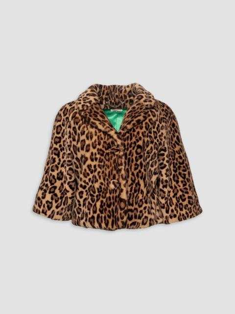 FRANCES VALENTINE Women's Blaine Leopard Print Faux Fur Jacket - Multi