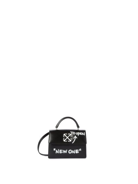 Off-White Black Baby Jitney Quote Bag