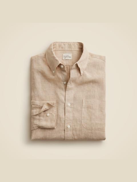 J.CREW Baird McNutt Irish linen shirt in plaid