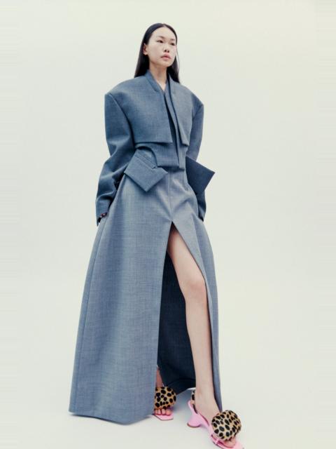 A.W.A.K.E. MODE CROPPED JACKET WITH INSERT GREY