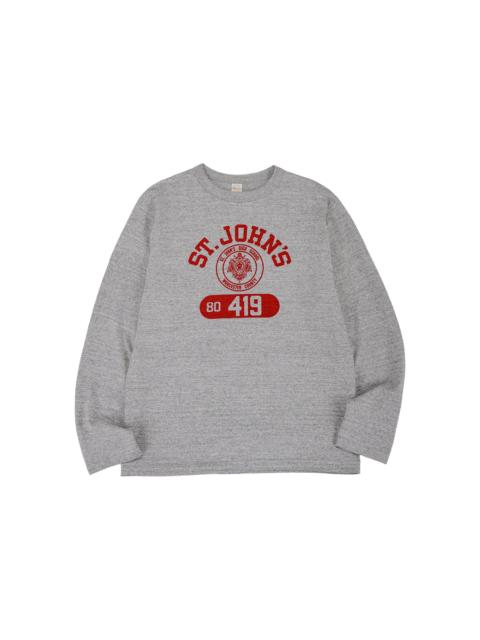 Warehouse & Co. Lot. 5906 Long Sleeve Crew Neck T-Shirt St. Johns Heather Gray