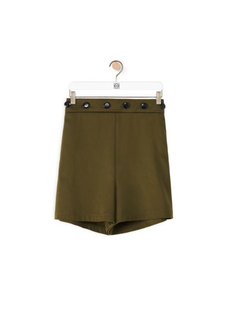 Loewe Button shorts in cotton