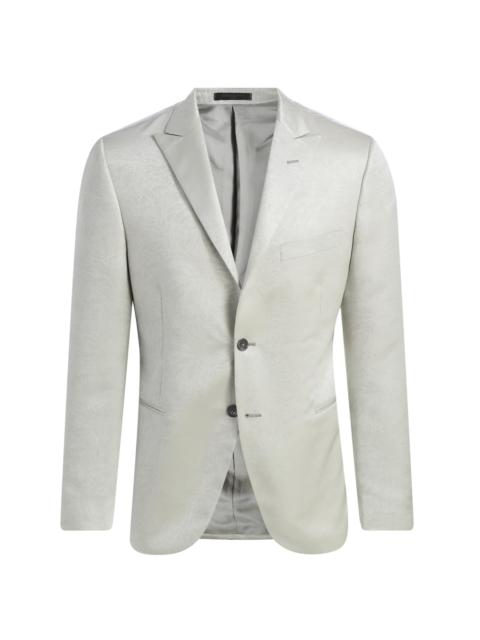 CORNELIANI Men's Floral Jacquard Evening Jacket - Sage