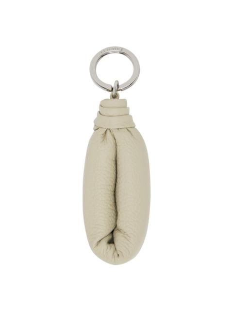 Taupe Wadded Keychain