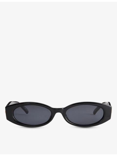 Le Specs Belladona Oval-Frame Ecozen Sunglasses