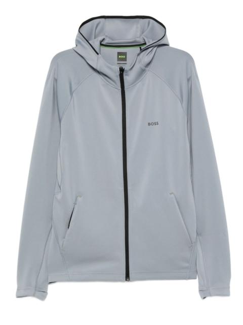BOSS zip-front hoodie
