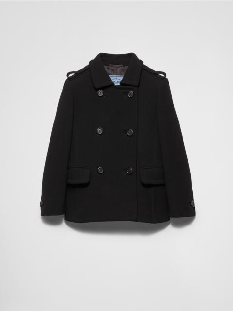 Prada Double-breasted natté jacket