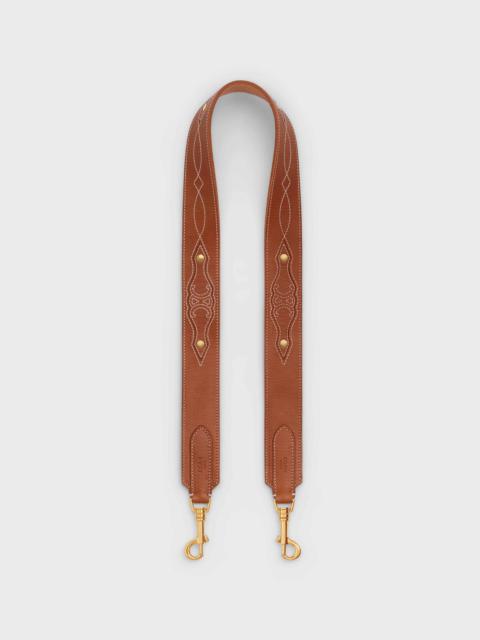 CELINE Thin Strap in EMBROIDERED CALFSKIN