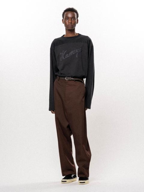 KAMIYA Twill Tailored Sarouel Pants