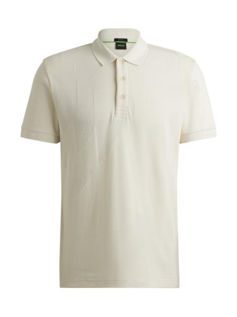 BOSS RELAXED-FIT POLO SHIRT IN COTTON JACQUARD WITH LOGO