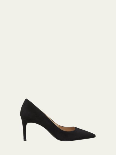 Stuart Weitzman Stuart Suede Stiletto Pumps