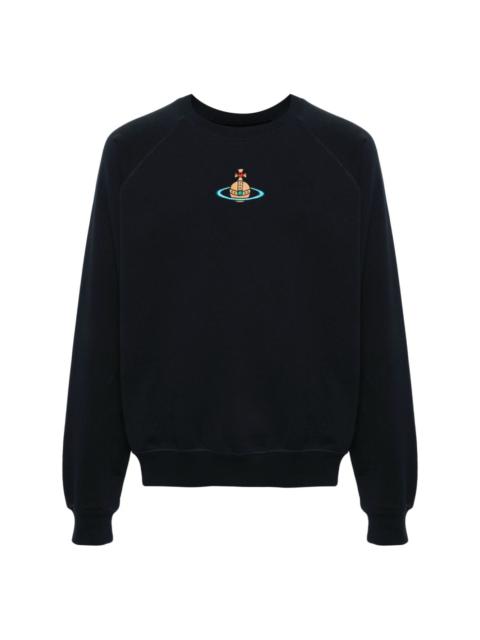 Vivienne Westwood Orb-embroidered cotton sweatshirt