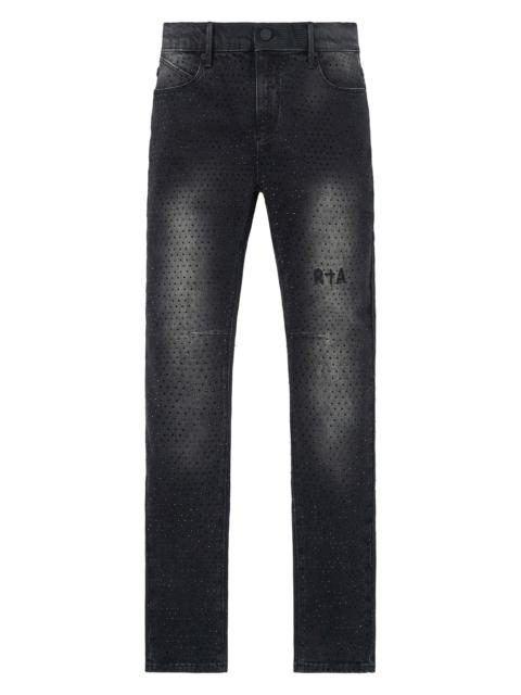 RTA Men's Bryant Crystal-Embellished Skinny-Fit Jeans - Inkstone Crystal