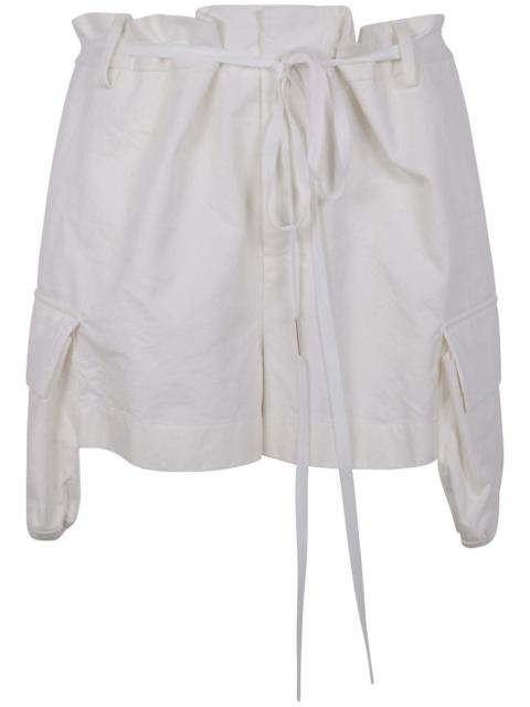 Ann Demeulemeester NADINA CARGO SHORTS NATURAL WASH COTTON
