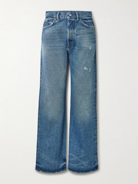 Acne Studios 2021 High-rise Wide-leg Organic Jeans