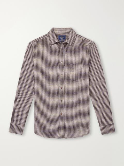 Portuguese Flannel Houndstooth Organic Cotton-Flannel Shirt