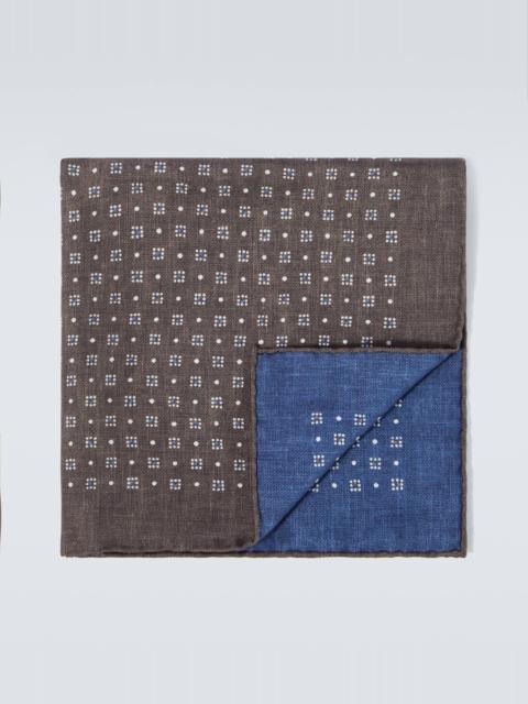 Brunello Cucinelli Silk pocket square