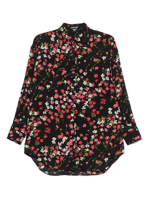TOM FORD floral-print shirt