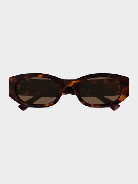 GUCCI Rowcut 55mm Cat-Eye Sunglasses