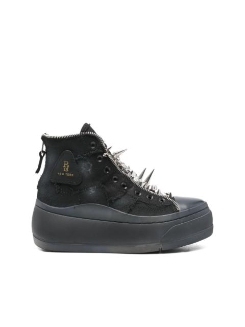 R13 zip-detail sneakers