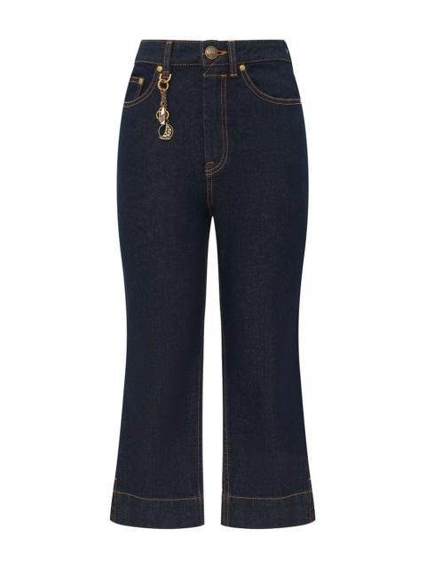 Zimmermann CLASH DENIM CAPRI PANT