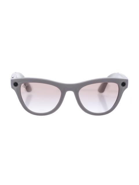 Meta Skyler Sunglasses - Shiny Gray Pink