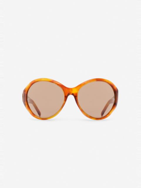 MAGDA BUTRYM Big round sunglasses in amber