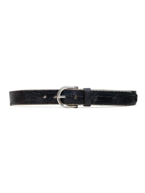 Our Legacy Belt 3.5CM Soft Coal Torn Bovine