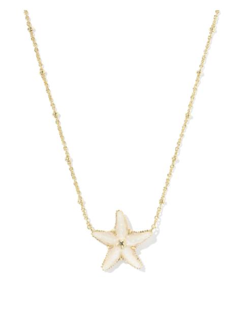 KENDRA SCOTT Parker Starfish Gold Short Pendant Necklace