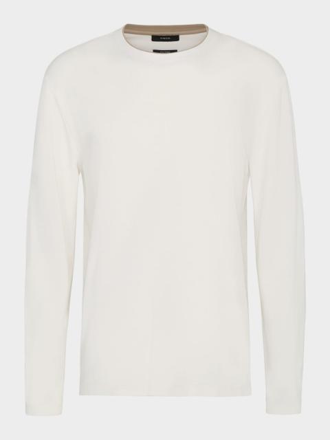 Vince Men's Micro-Waffle Double-Collar Shirt