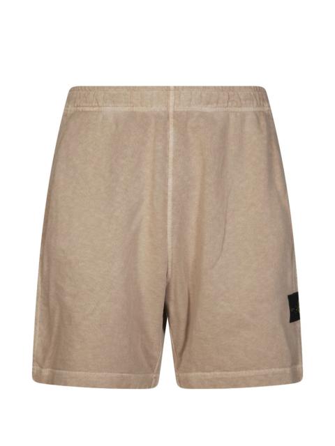Stone Island logo-patch cargo shorts
