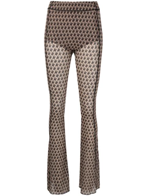 AVAVAV Apartment monogram-print trousers