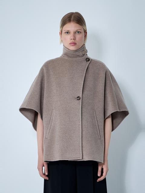 Max Mara Cashmere Logo Motif Poncho