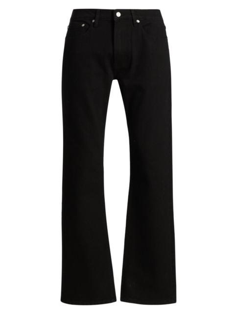 FRAME Men's Stretch Mid-Rise Bootcut Jeans - Black
