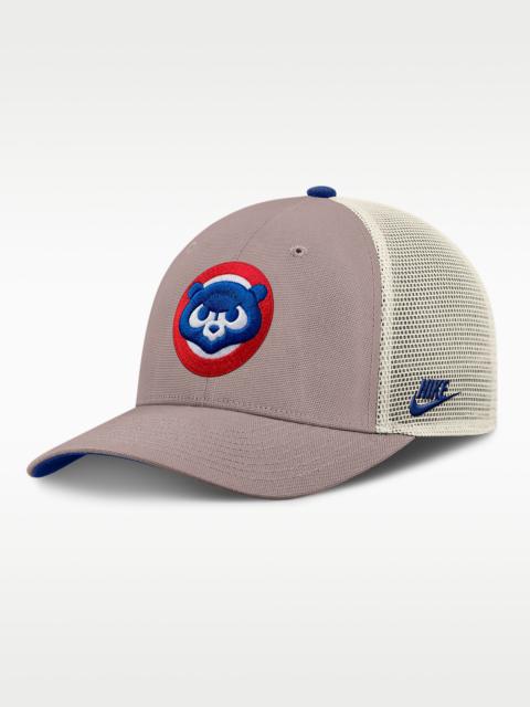 Nike Chicago Cubs Cooperstown Rise Men's Nike MLB Adjustable Trucker Hat