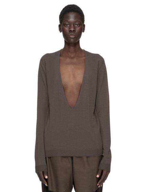 Rick Owens EXTREME V NECK PULL