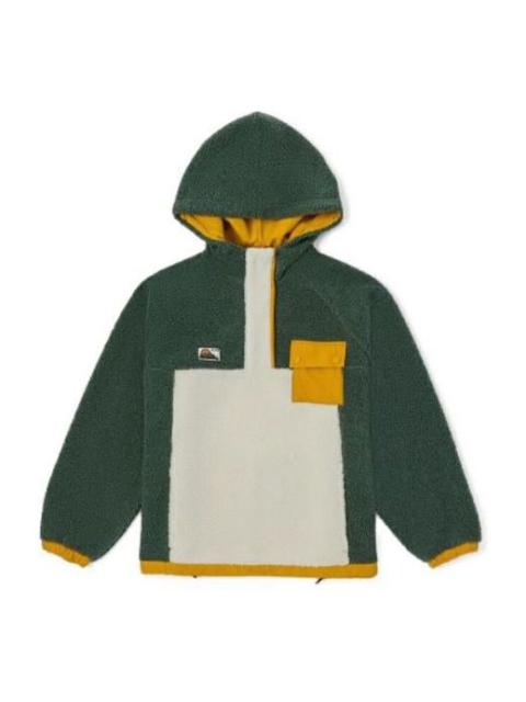 (WMNS) Vans Hairy Pullover Hoodie 'Duck Green' VN0A7YGXYQW