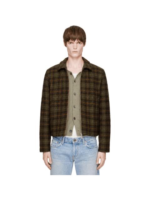 Stockholm Surfboard Club Khaki Fitted Quilted Jacket