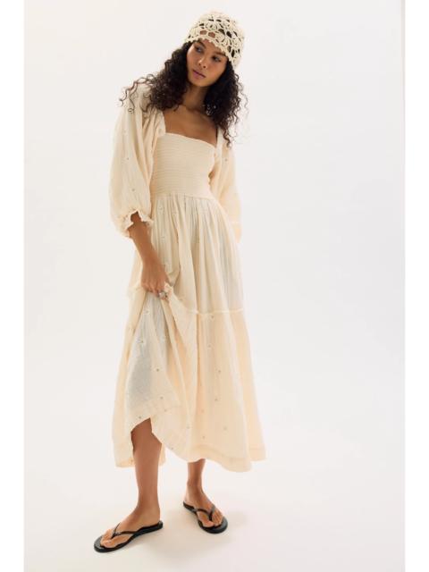 FREE PEOPLE Dahlia Embroidered Maxi Dress