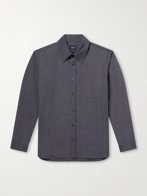 A.P.C. Malaury Recycled Poplin Shirt