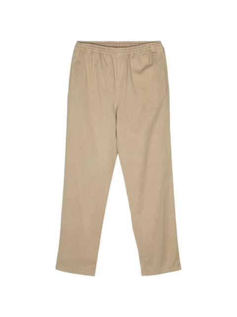 elasticated-waistband trousers