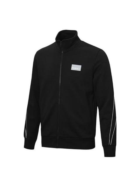 PUMA PUMA Knit Cardigan Stand Collar Jacket Black 530023-01