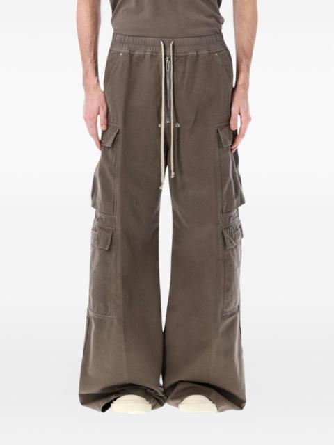 Rick Owens DRKSHDW Jumbo Belas double cargo cotton trousers