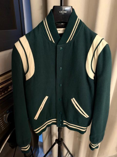 SAINT LAURENT Saint Laurent FW20 Olive Teddy Jacket